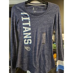 Nike Tennessee Titans NFL Team Apparel Women's Long Sleeve Size M Heathered Blue